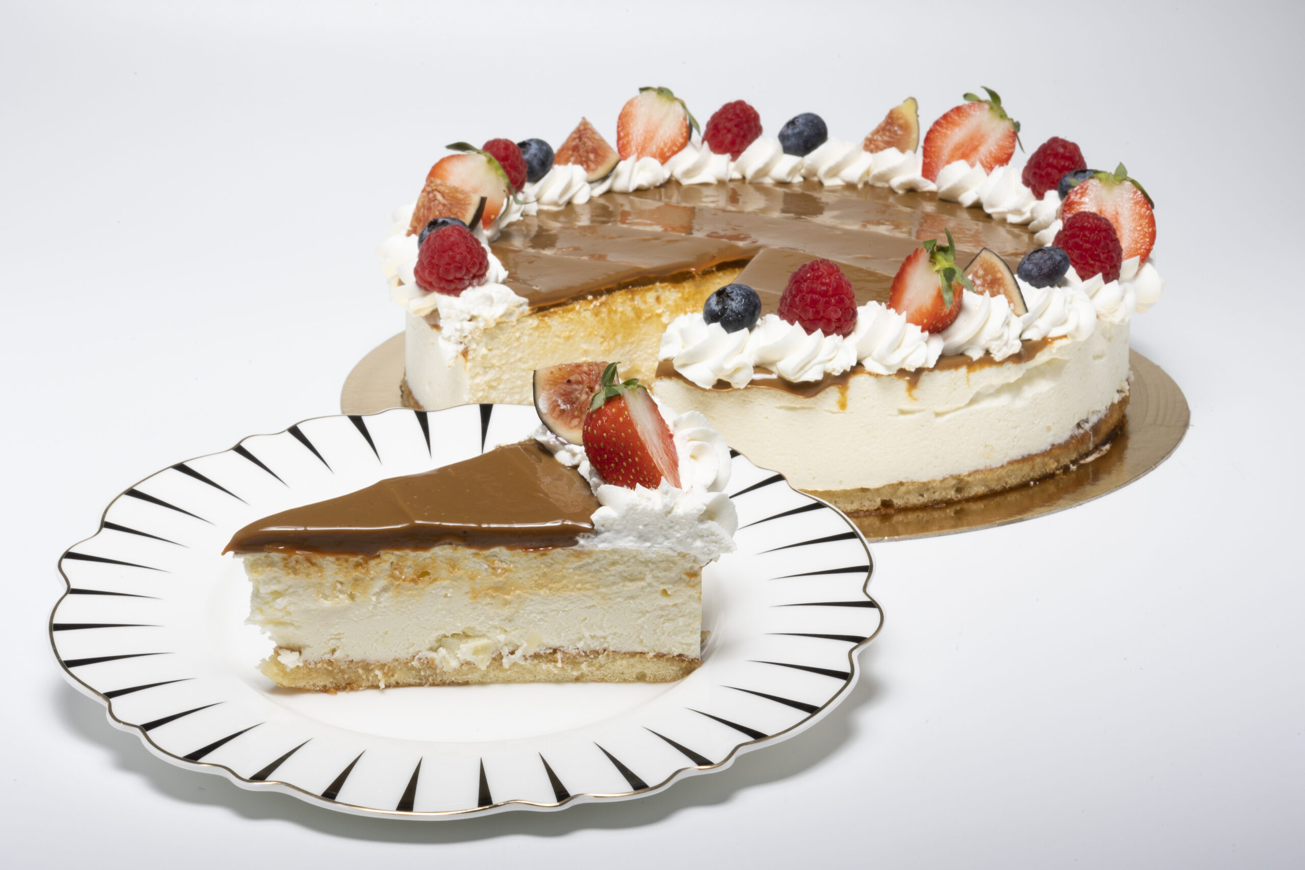 Tarta de Chocolate blanco y dulce de leche 1 Chocolate blanco belga