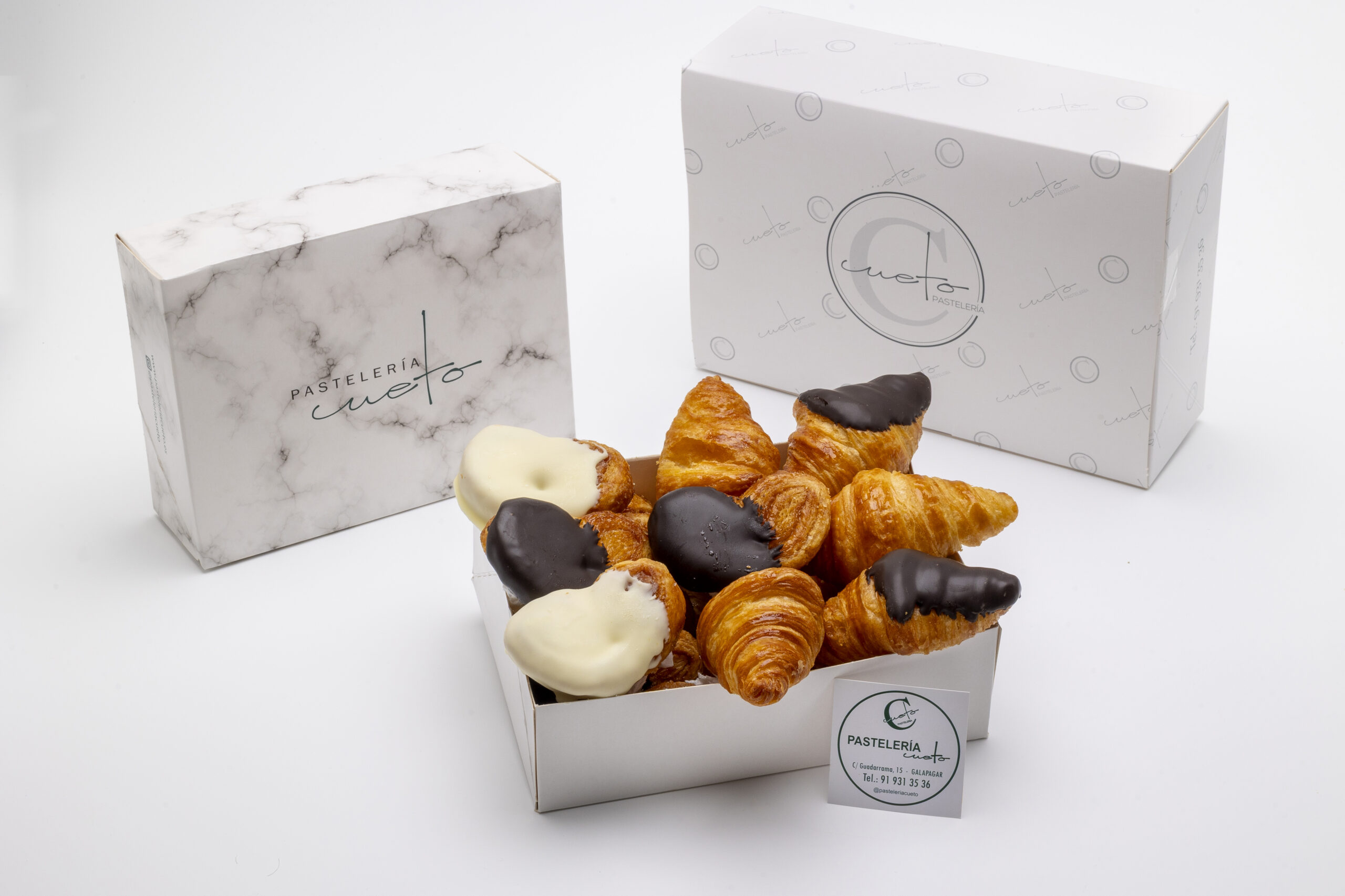 Mini cruasanes artesanos 2 Caja de bolleria gourmet