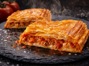 Empanada de atún con hojaldre casero
