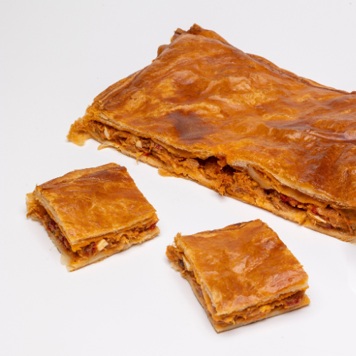 Empanada de atún con masa de hojaldre casera 1 Empanada de atún con hojaldre casero